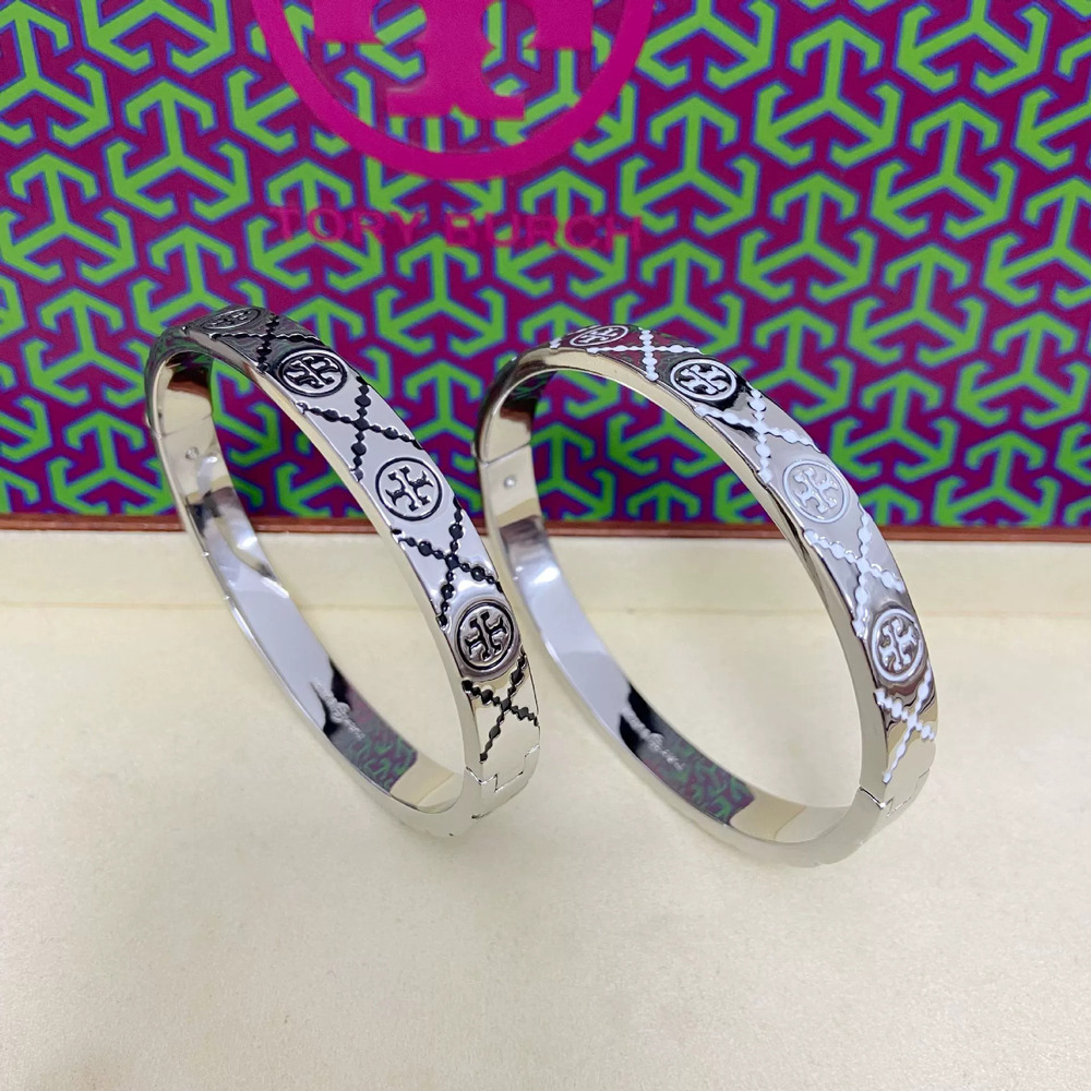 Tory Burch Enamel Inlay Creative Bracelet